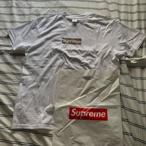 Supreme Burberry Box Logo Tee